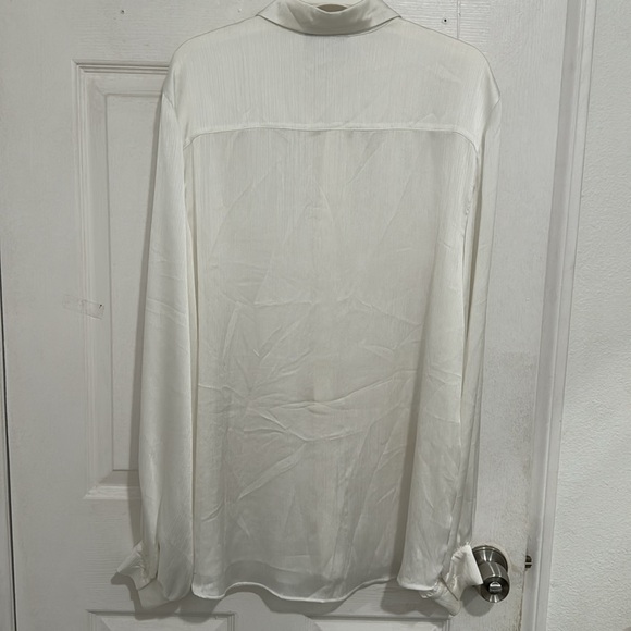 Brand new OSOS Design white Long sleeve shirts for men Size L - Picture 4 of 6